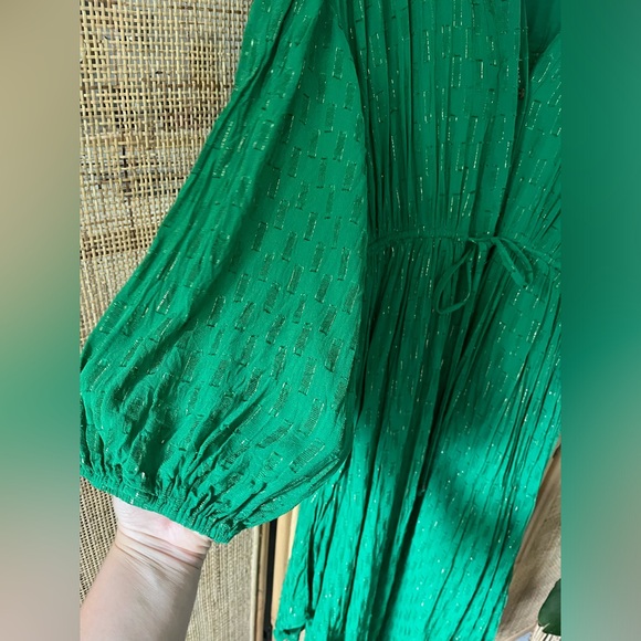 anthropologie allene shimmer maxi dress - Picture 6 of 10